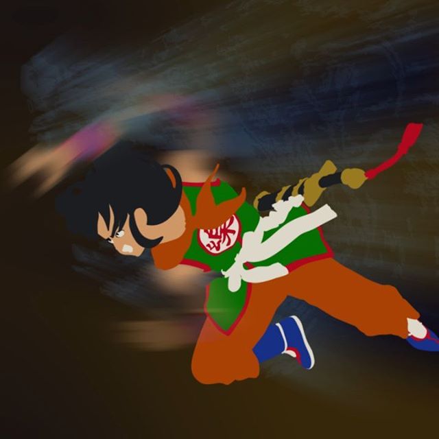 Vector Illustration and Animation: Yamcha