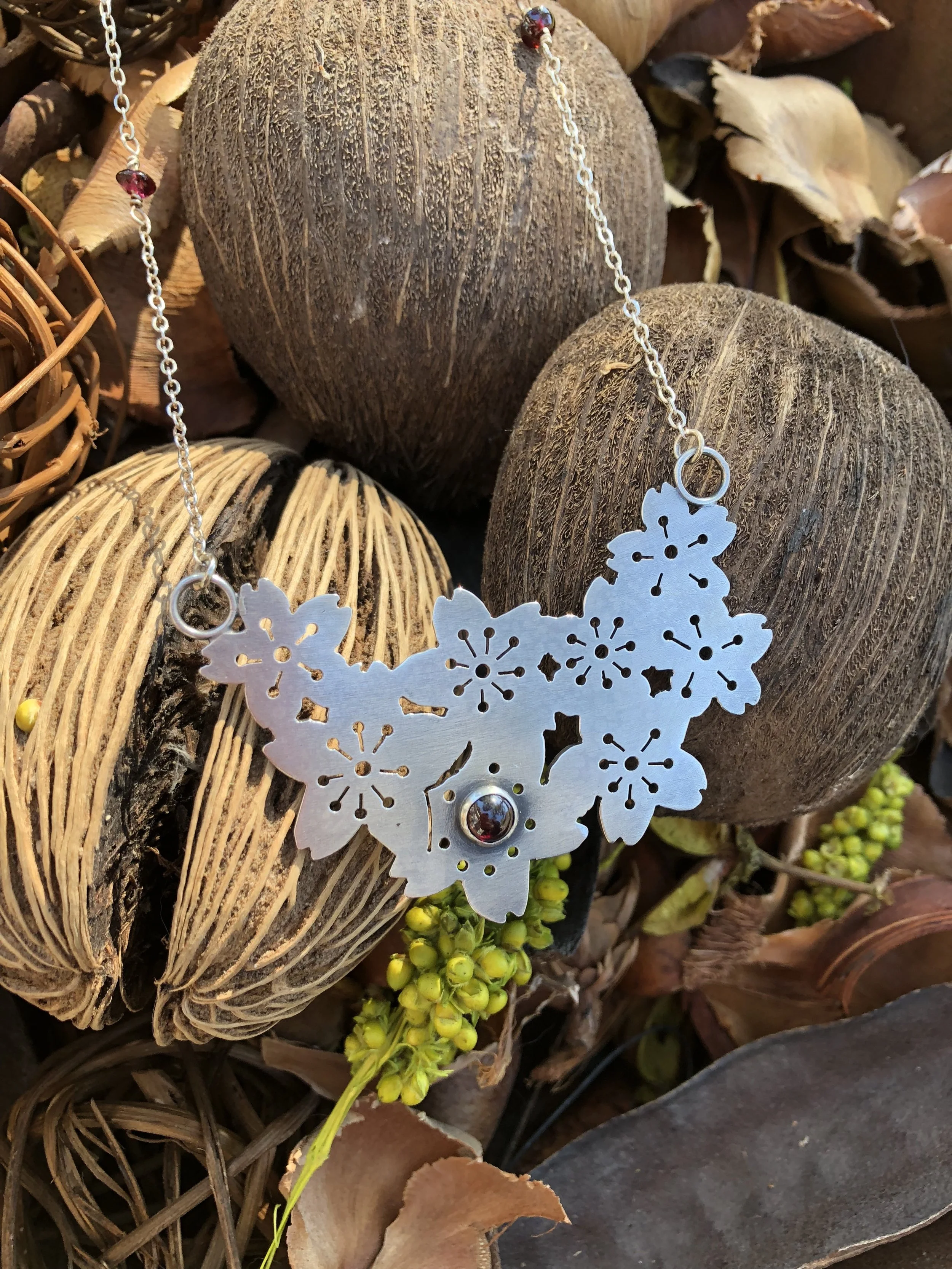 cherry blossom necklace