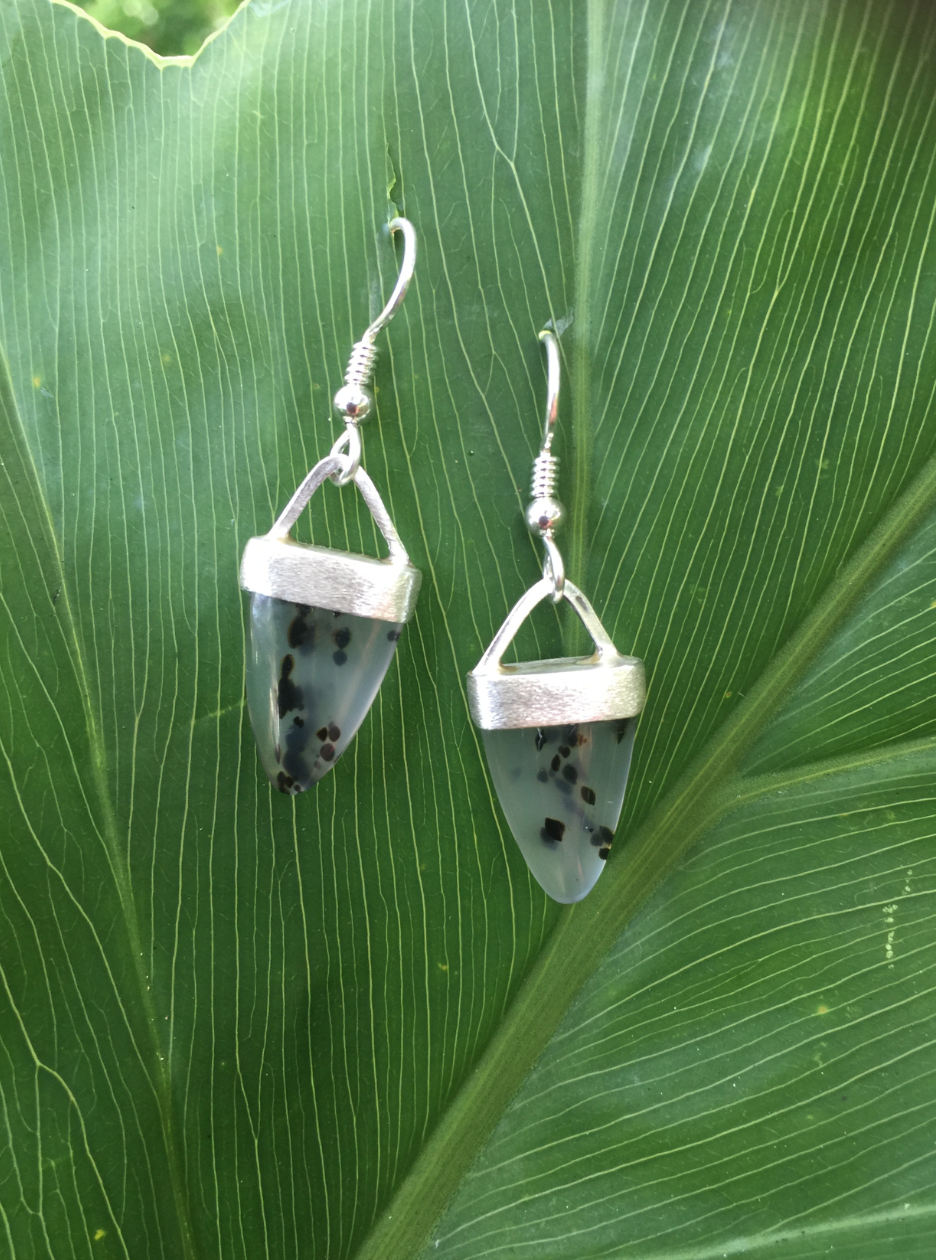 montana agate earrings