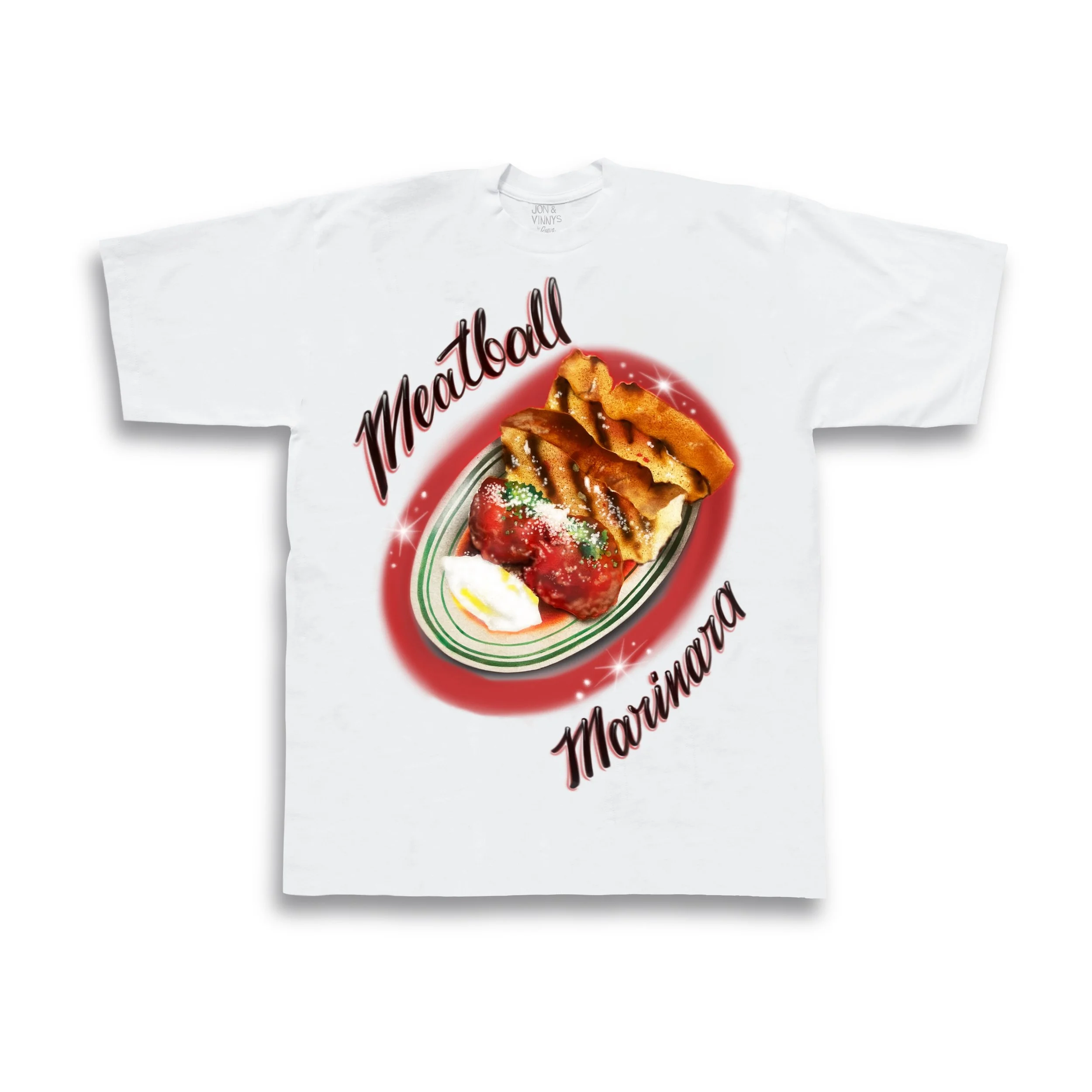 Guava x Jon & Vinny's 10 year Meatball Tee