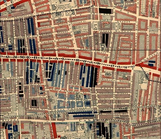 Booth's 'Master Map' of poverty-stricken London
