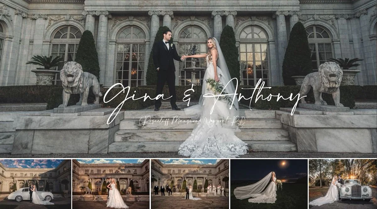 Wedding Bliss at Rosecliff Mansion in Newport, Rhode Island 