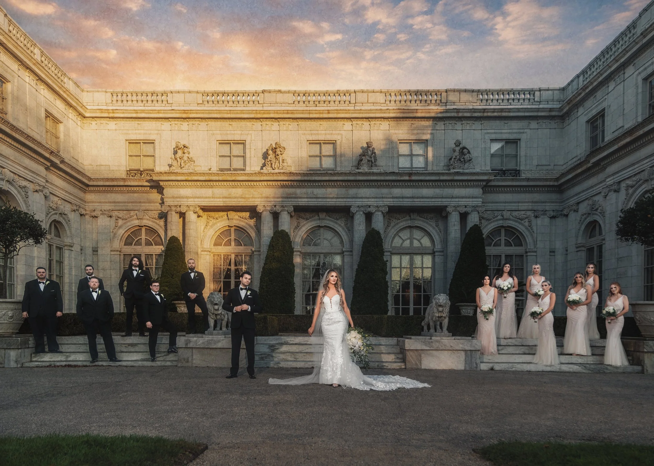 Gina &amp; Anthony | Rosecliff Mansion, Newport
