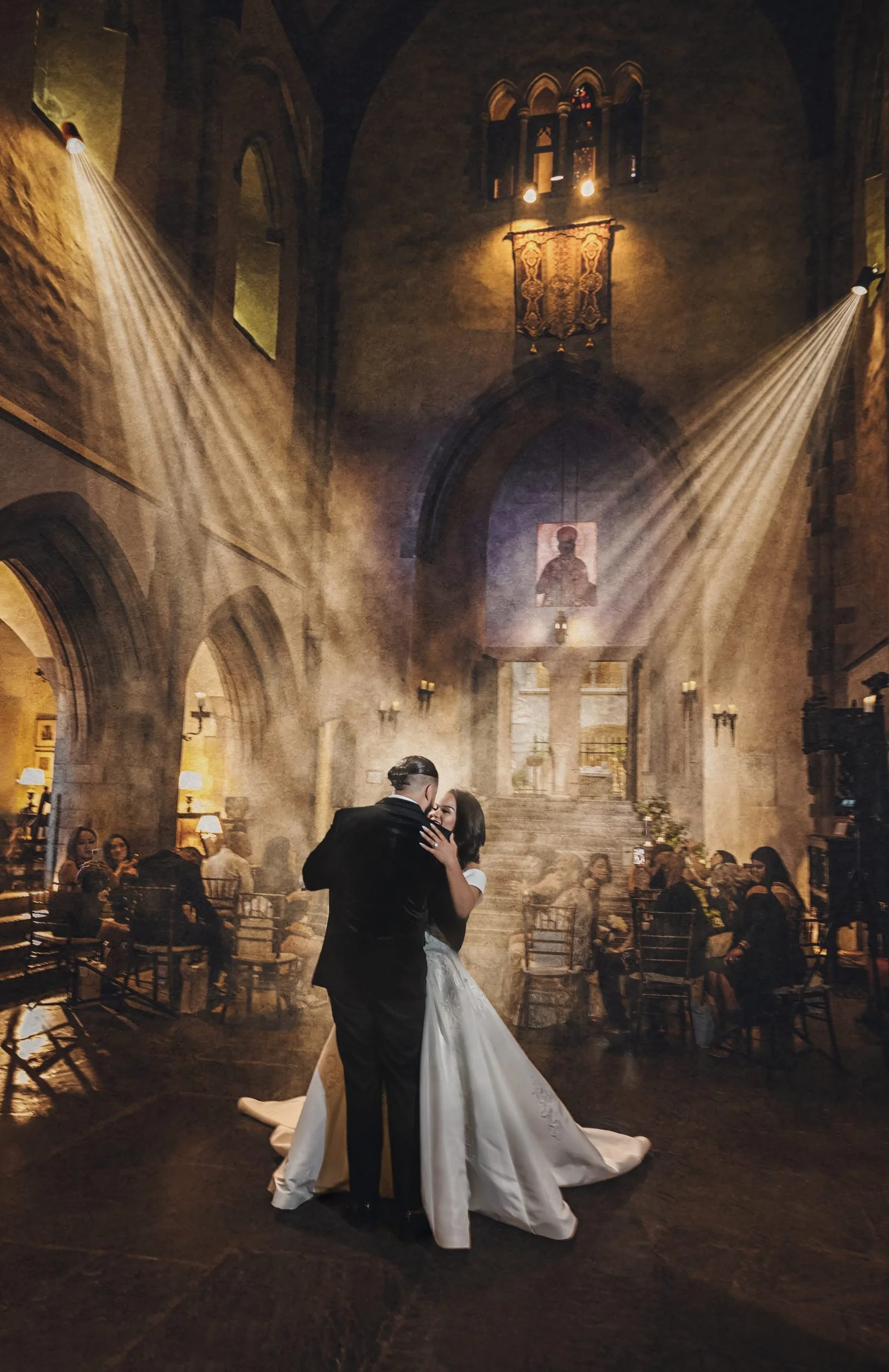 Hammond Castle wedding photos, Gloucester, MA
