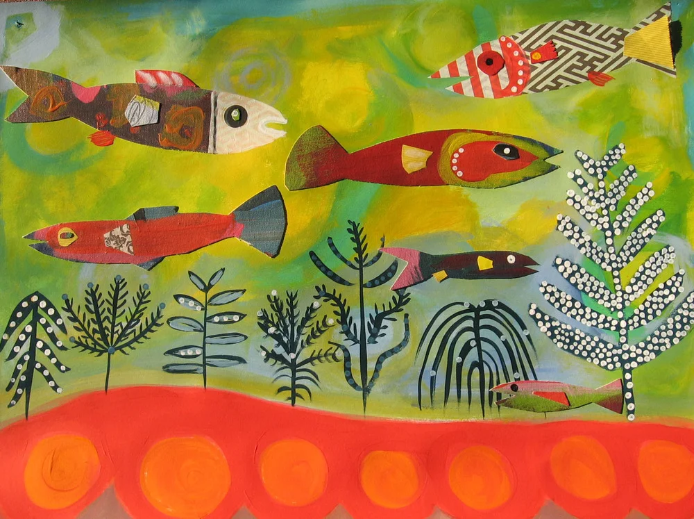 Fish in a Seaweed Garden