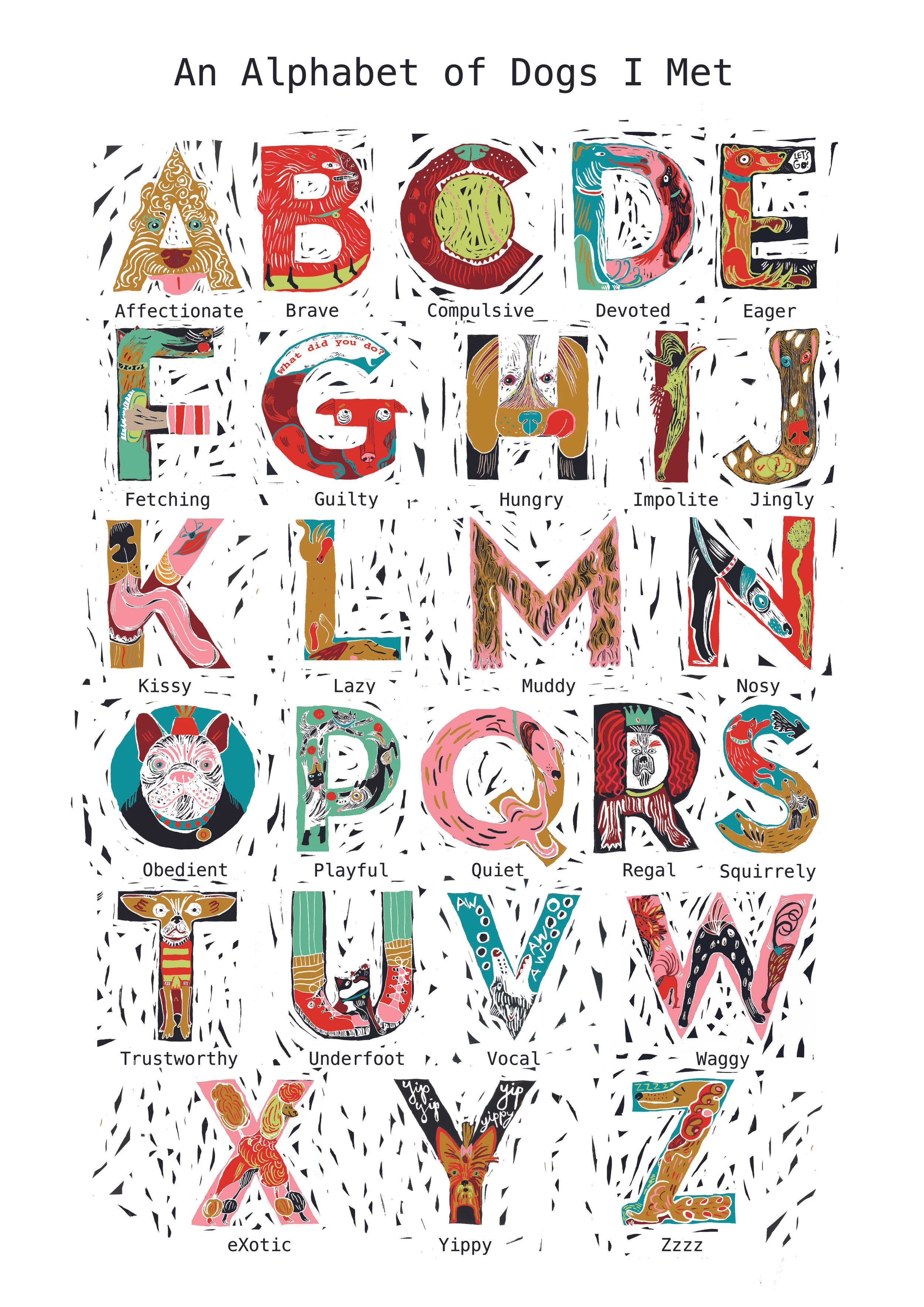 An Alphabet of Dogs I Met