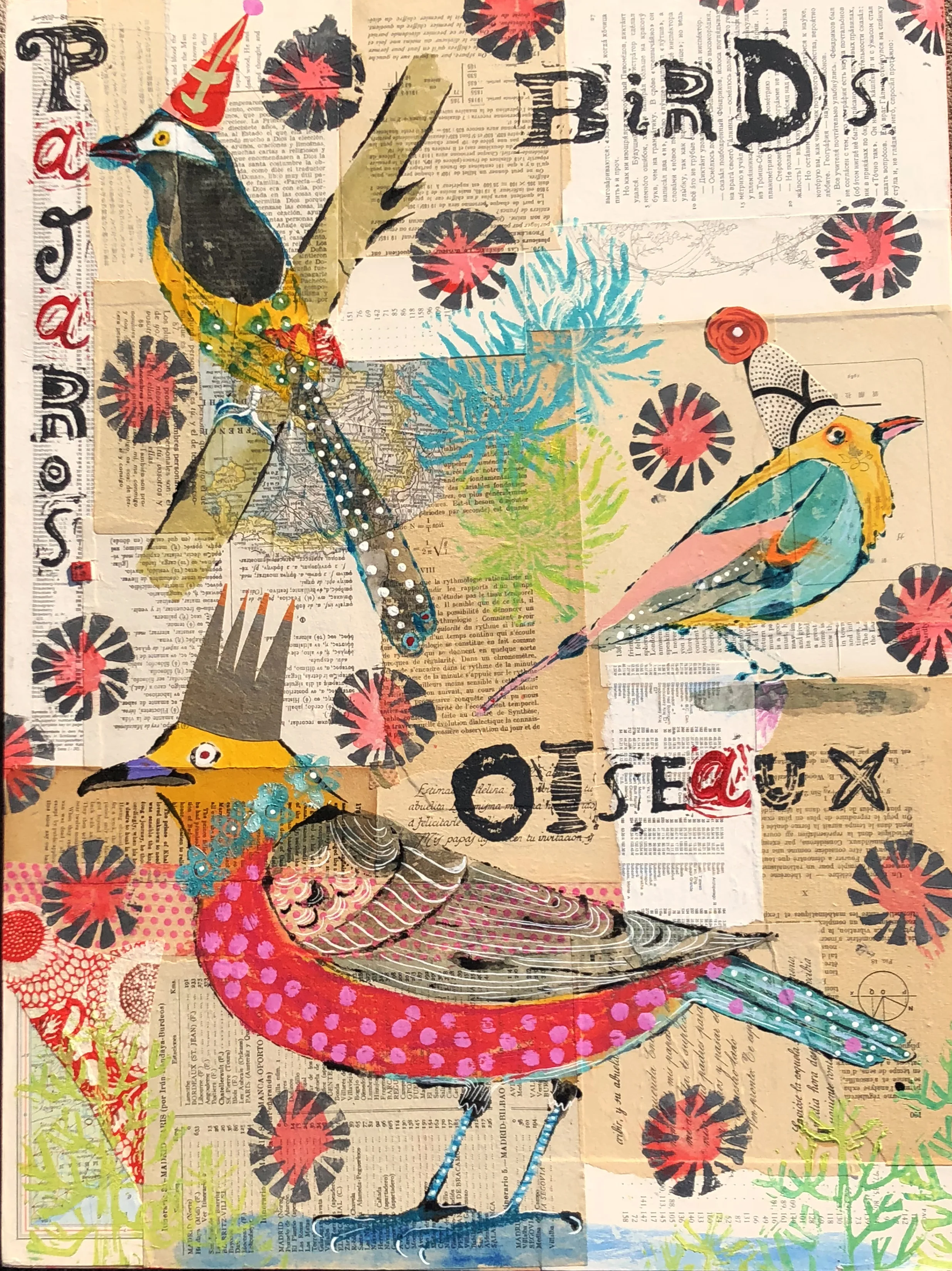 Birds, Oiseaux y Pajaros