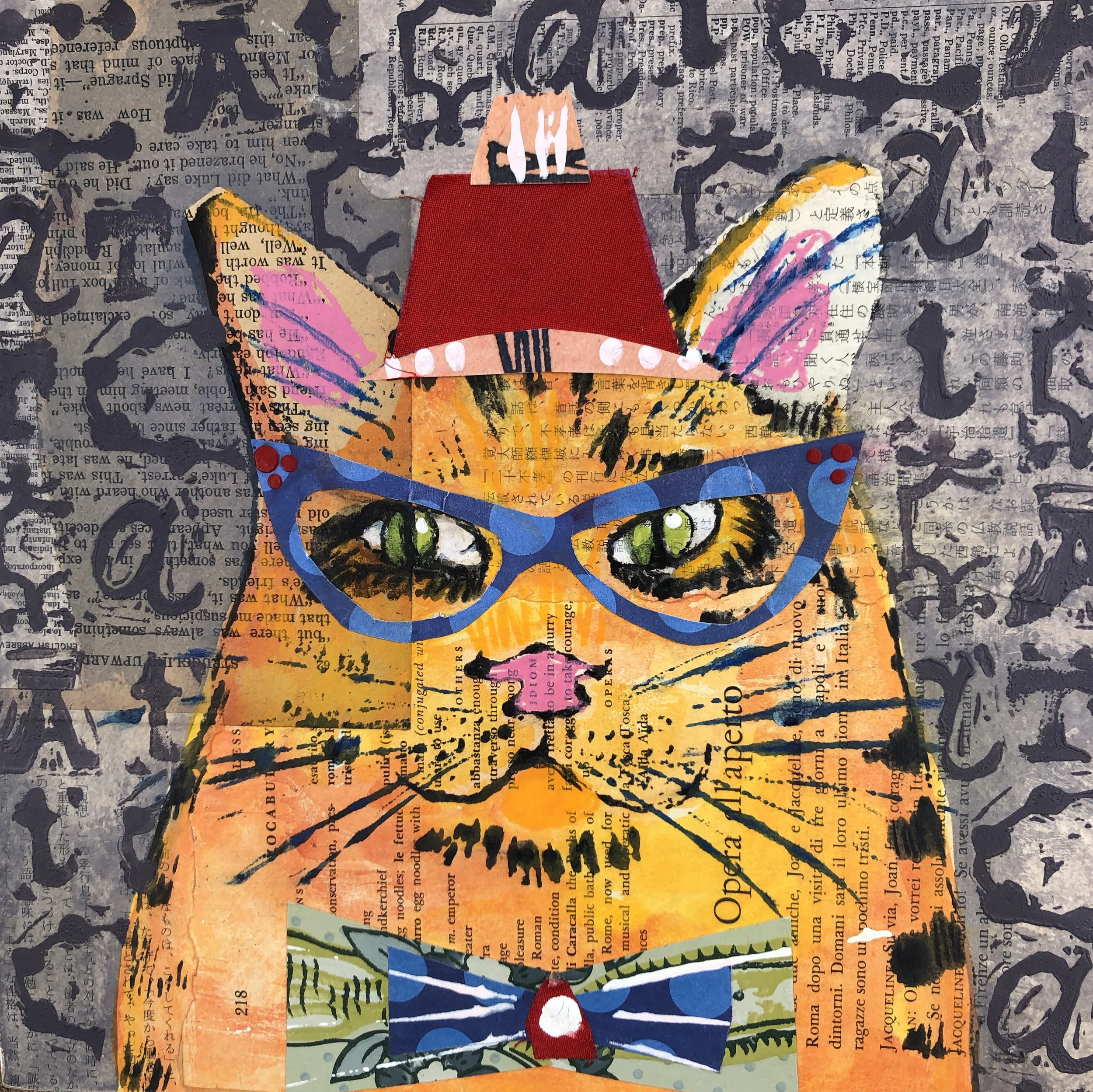 Gato con Gafas or Cat in Glasses