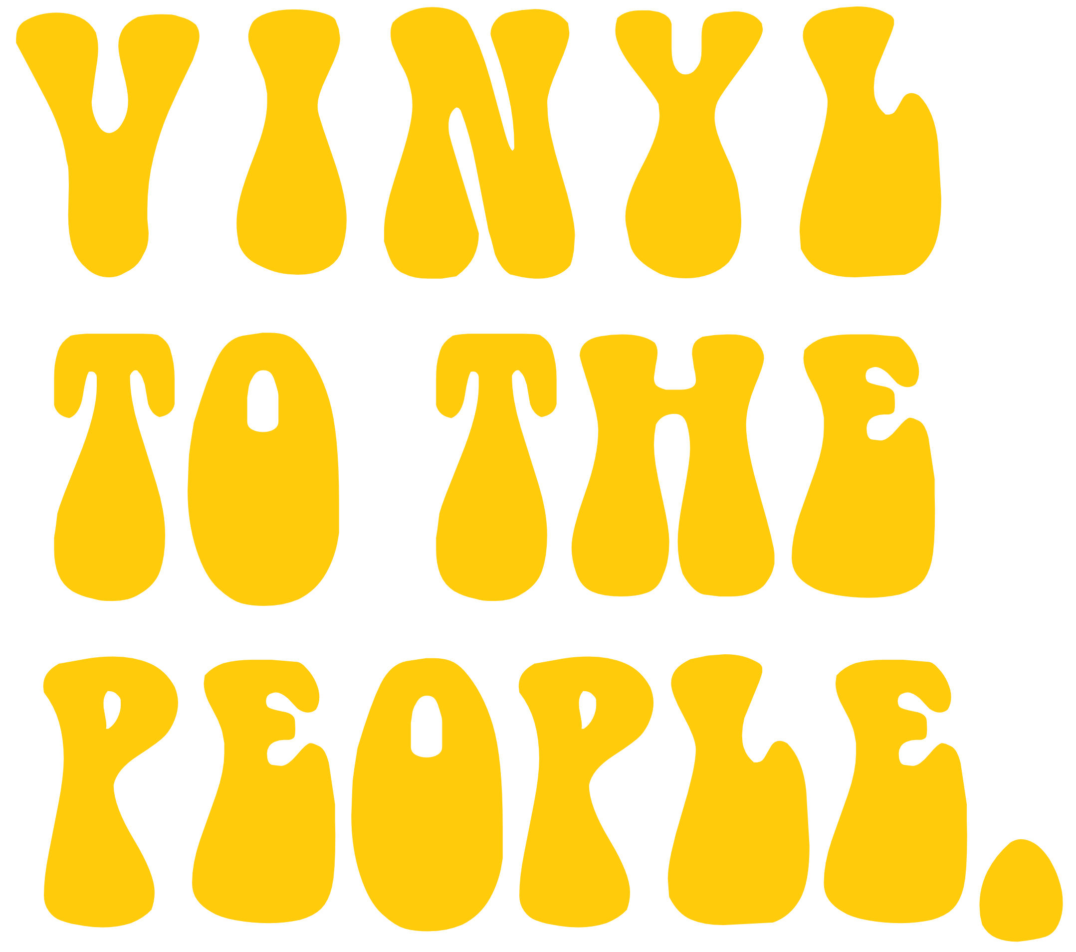 Vinyl To The People Logo