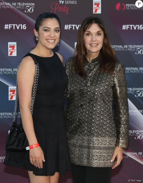 Lily Richards and Stepfanie Kramer at the Monte Carlo Festival de Television (Golden Nymph Awards) 2016