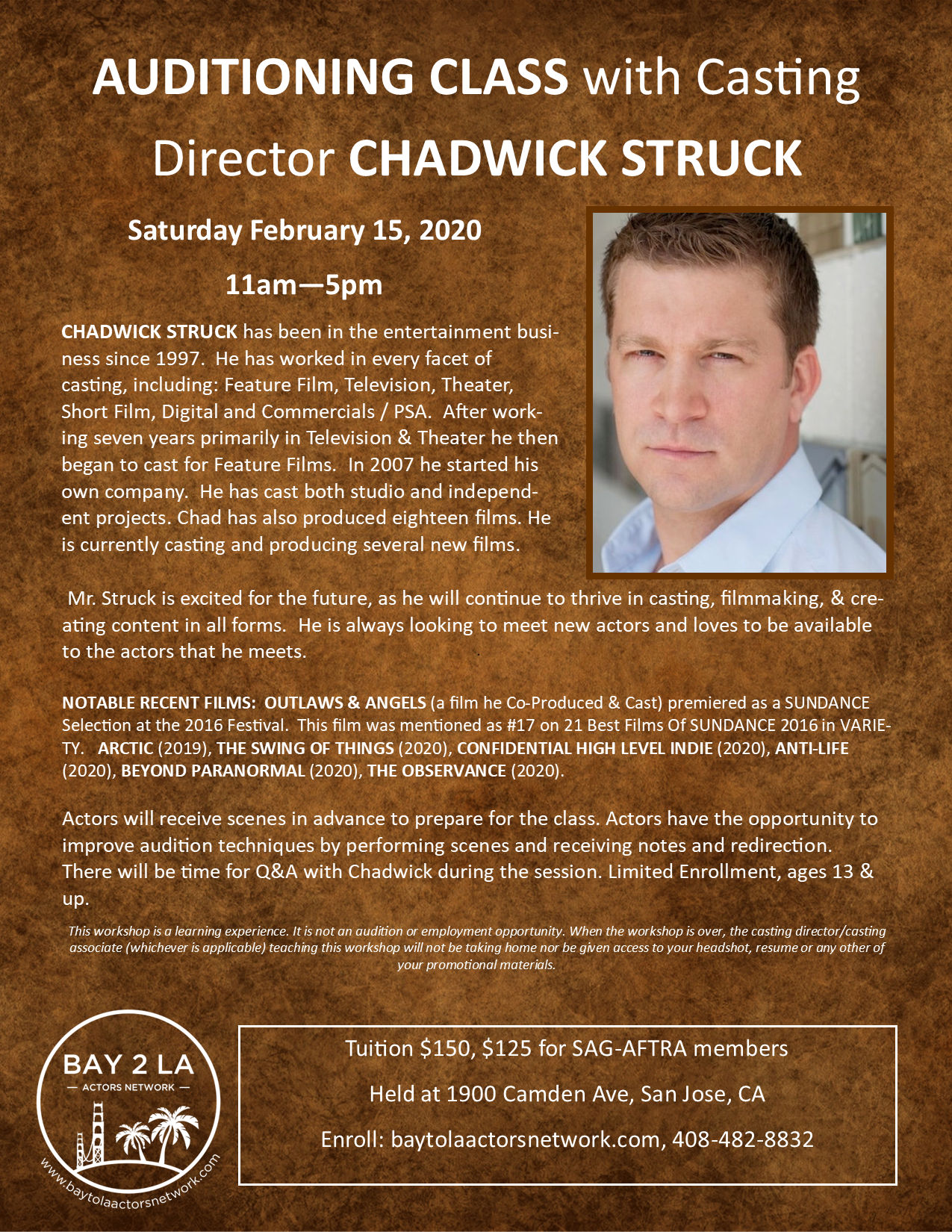 Auditioning Class with Chadwick Struck