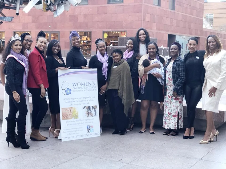 Women's Healthy Hour guests with the board of W.O.M.E.N. Inc.