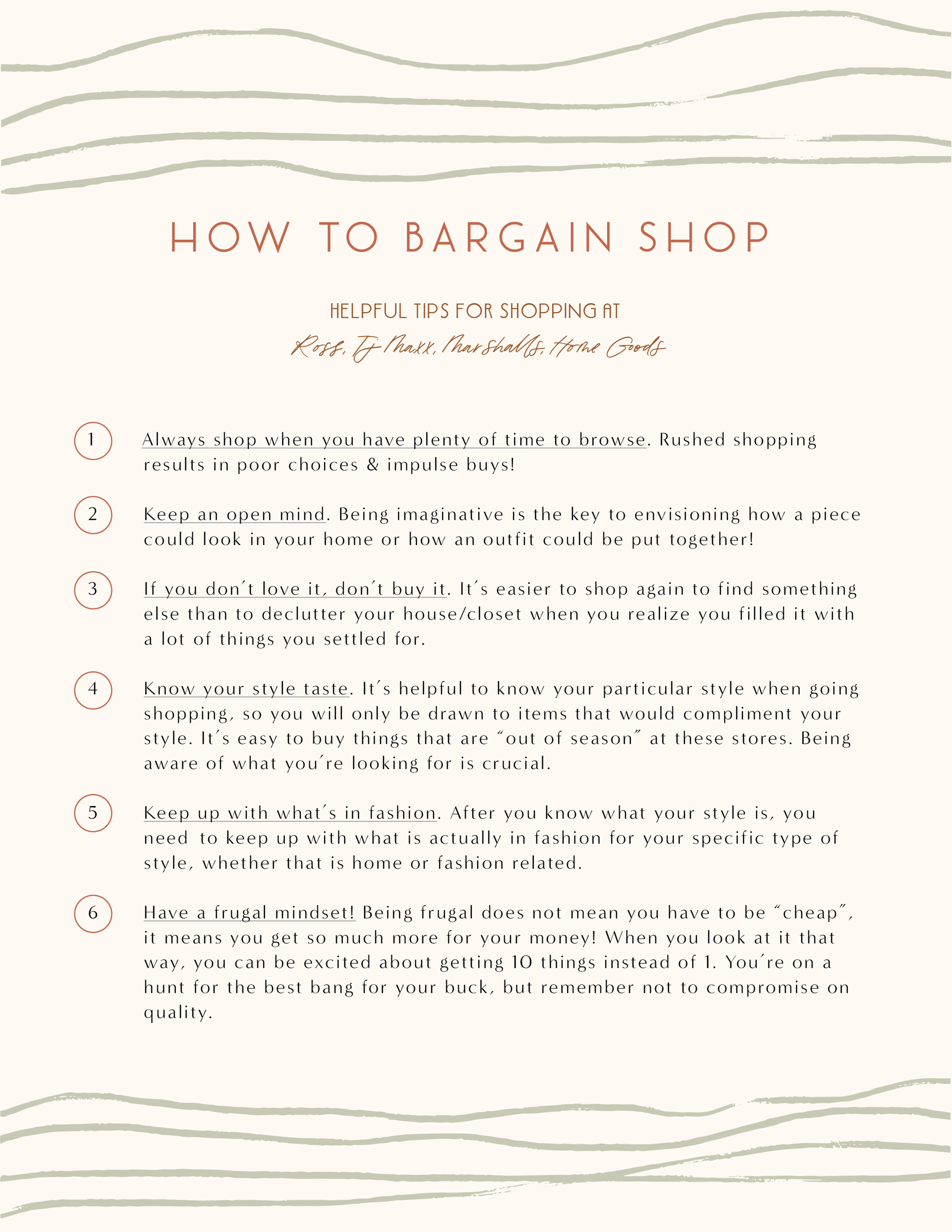 How to Bargain Shop — PAIS + HAZE CREATIVE CO.