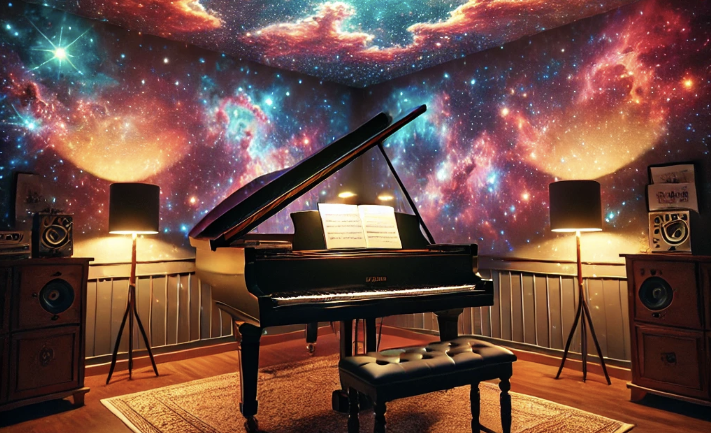 Transform Your Piano Practice with the Smart Galaxy Projector
