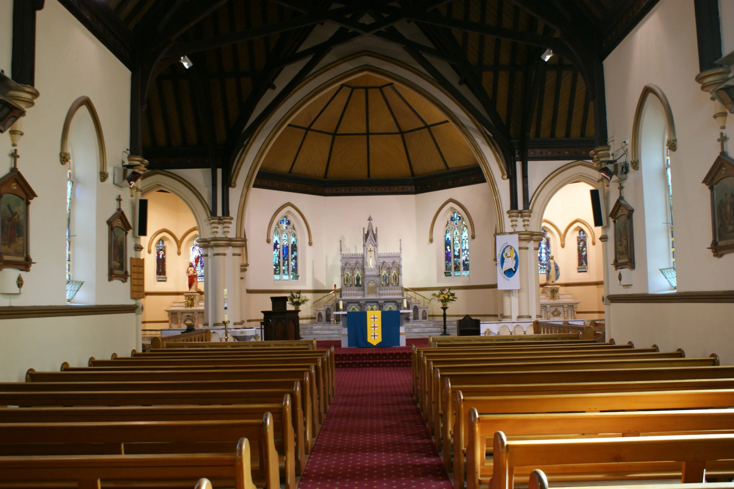 The interior of St Ambrose's Church