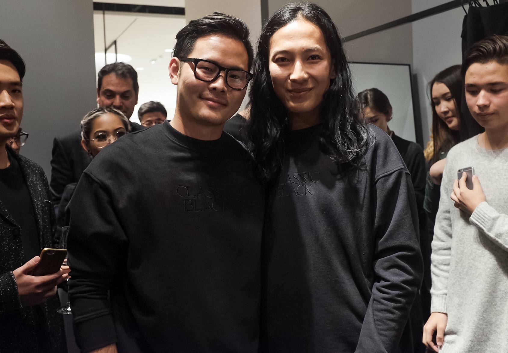 That moment when you are twining with Alexander Wang.