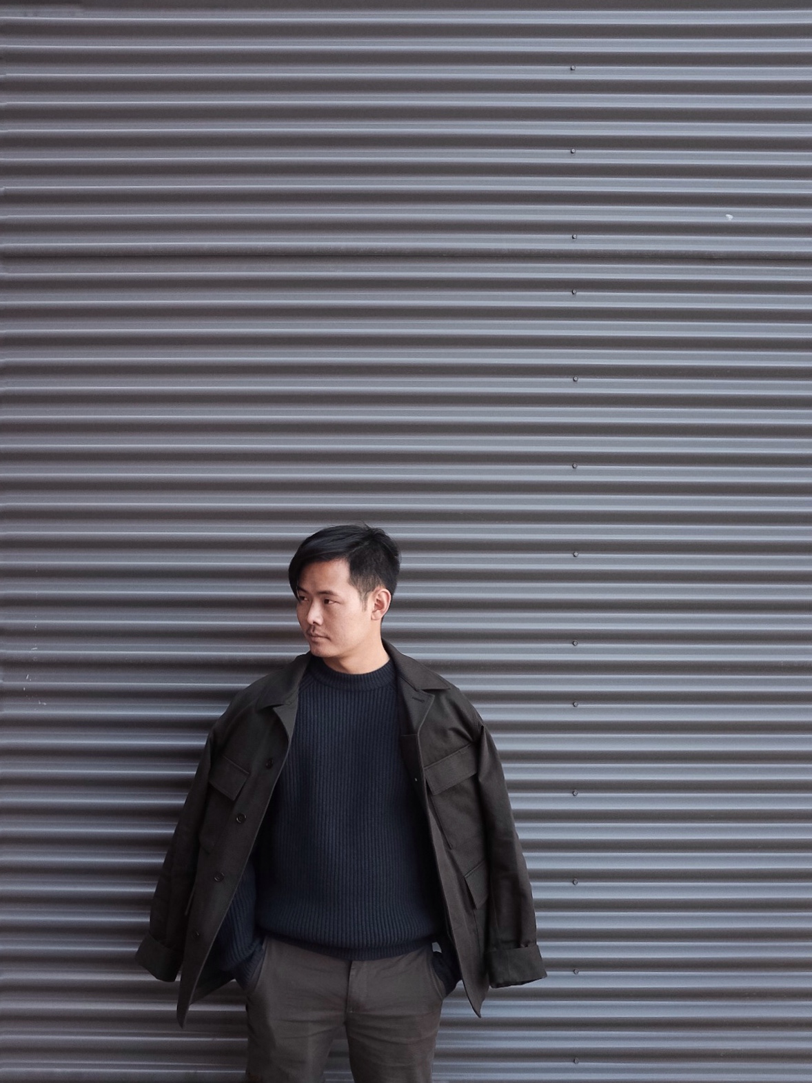 Sometimes I like using my jackets as capes.