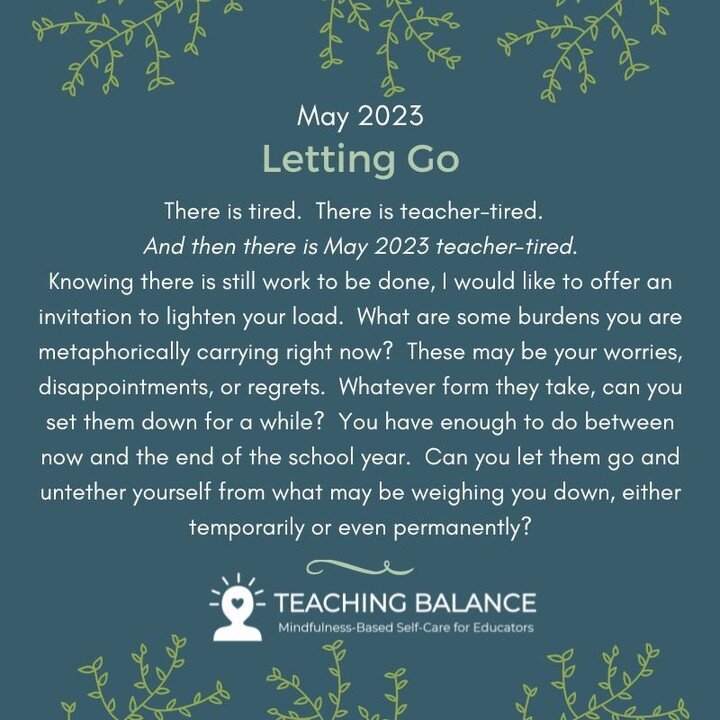 I remember first hearing the phrase &quot;teacher-tired&quot;, and it immediately struck a chord with me.

Teacher-tired is some next-level stuff, and from what I'm hearing, May 2023 teacher-tired is its own unique beast.

With that inspiration, I of