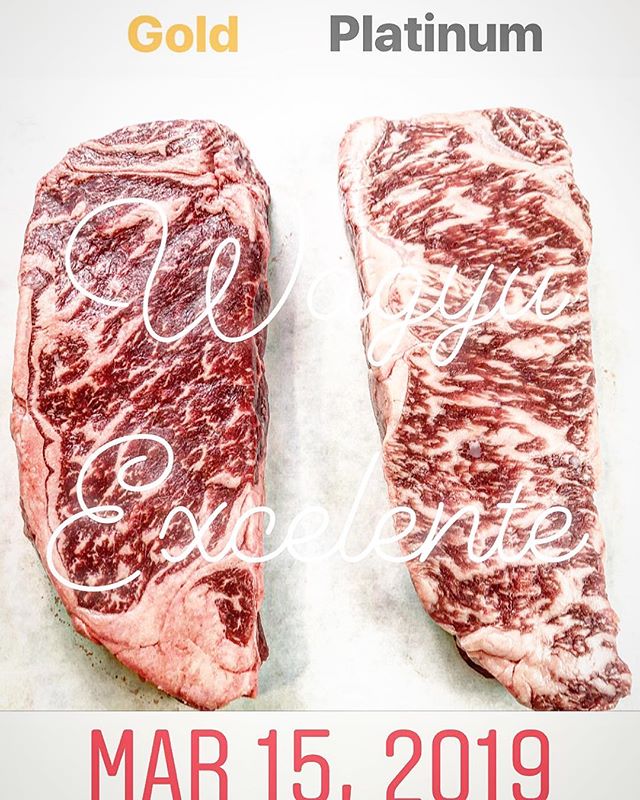 People are saying our Gold NY Strip Steaks taste every bit as good as our Platinum. Not all cattle are created equal, but our Wagyu are finished equally as Gyuud. #gyudd #wagyu #gotexan #austinfoodie #houstonfood #dallasfoodie #chicagofood #foodporn 