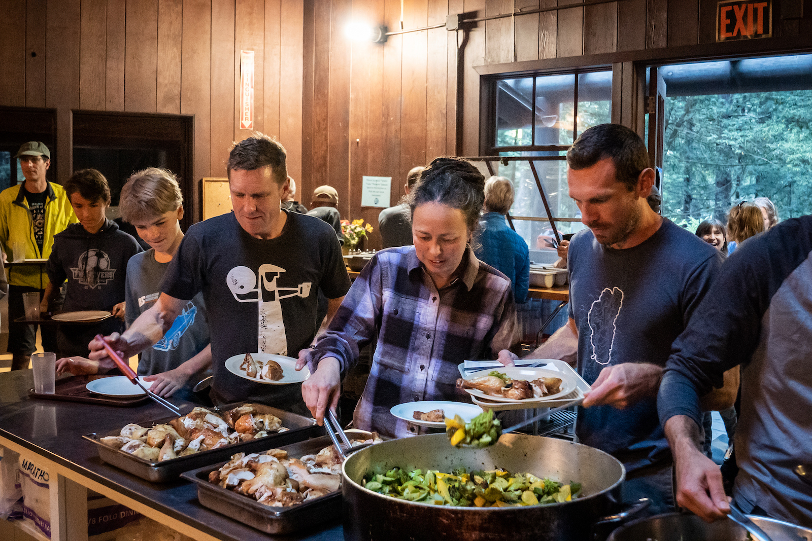 Evening meals to ride for.