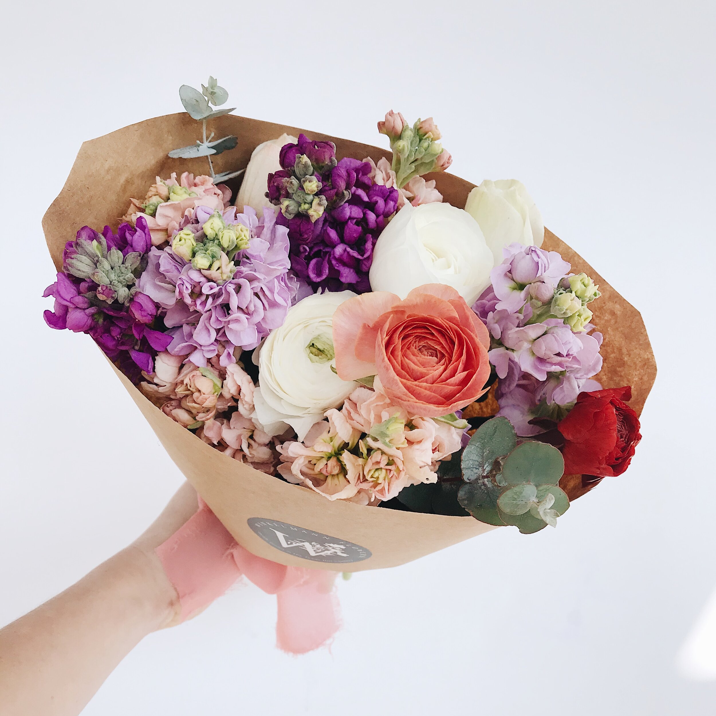 Seasonal Wrapped Bouquet