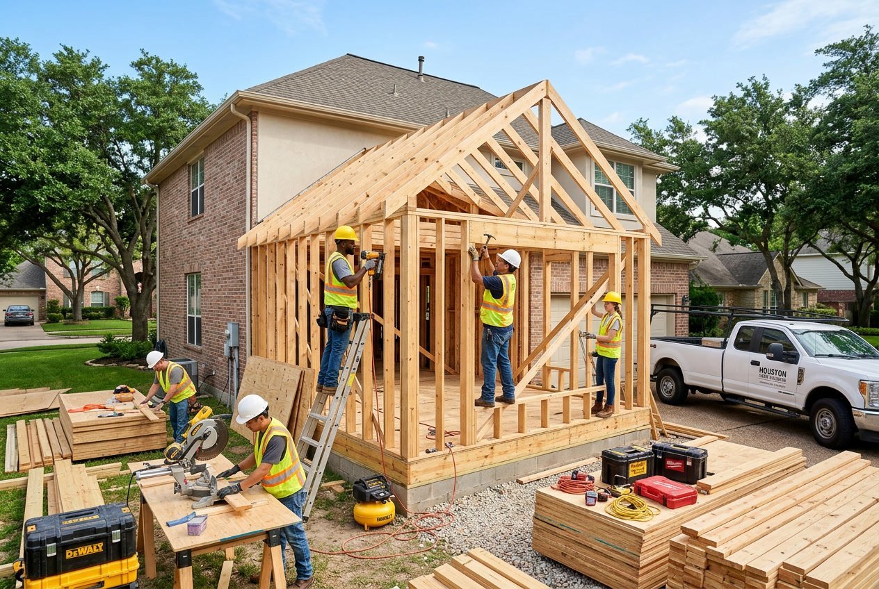 Cost to Add a Room to a House in Houston in 2026