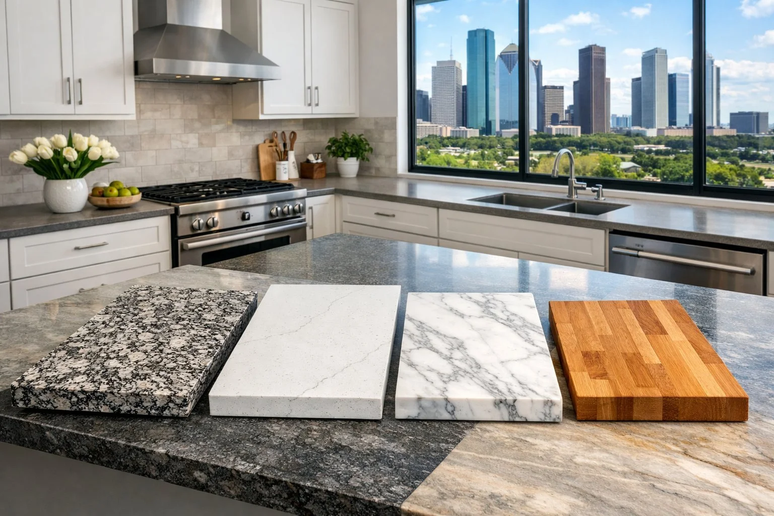 Choosing Countertops for Your Houston Kitchen