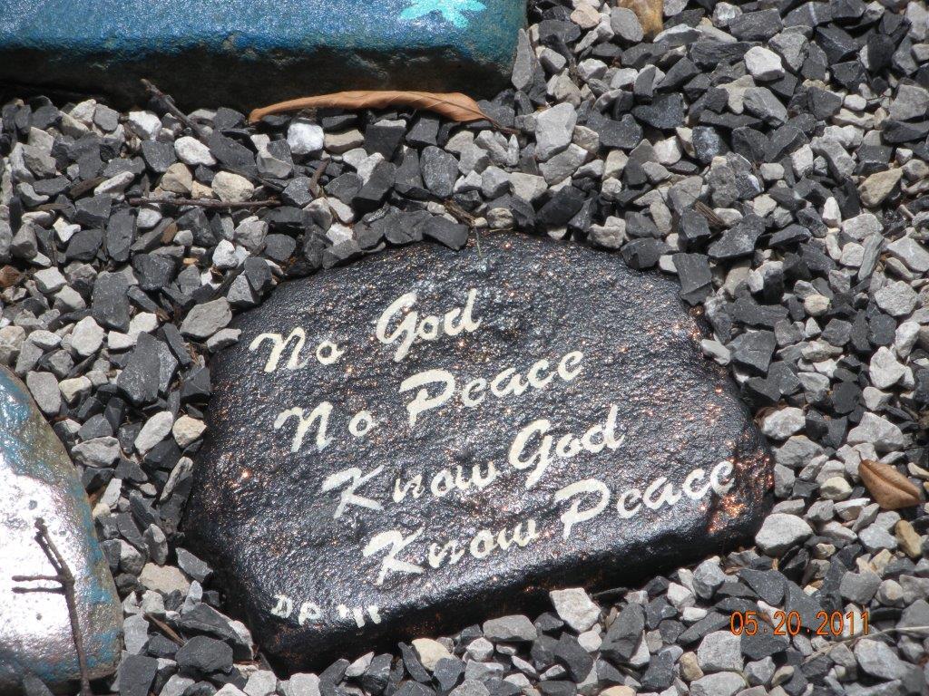 Addict's message on the stone.jpg