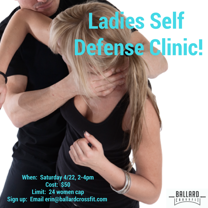 Ladies Self Defense Clinic