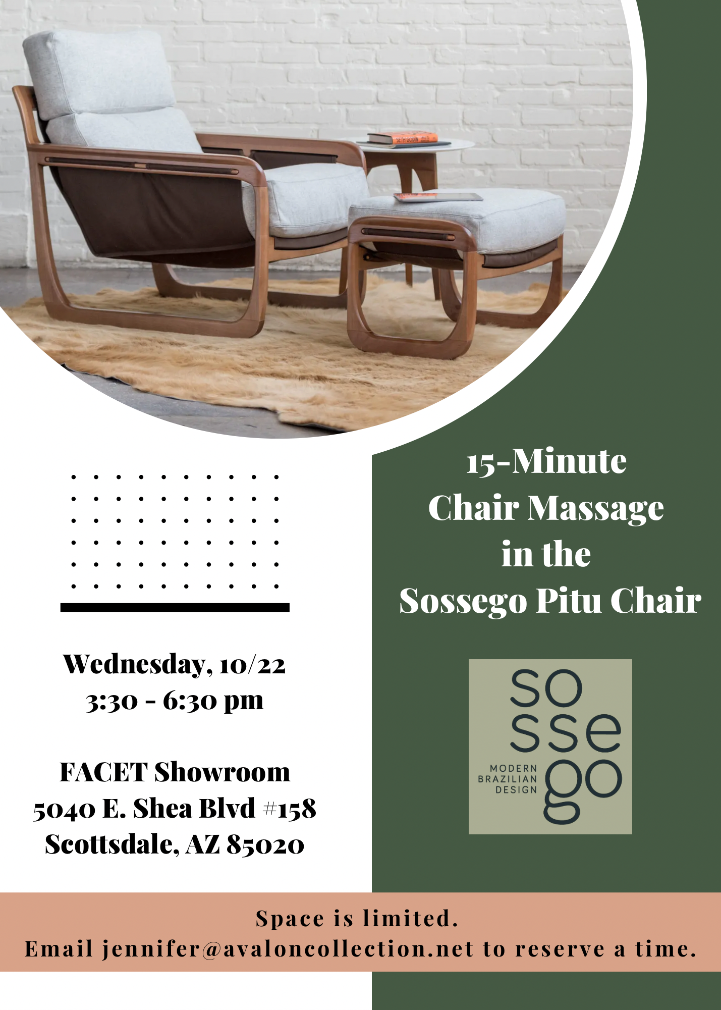 Sossego 15-Minute Chair Massage