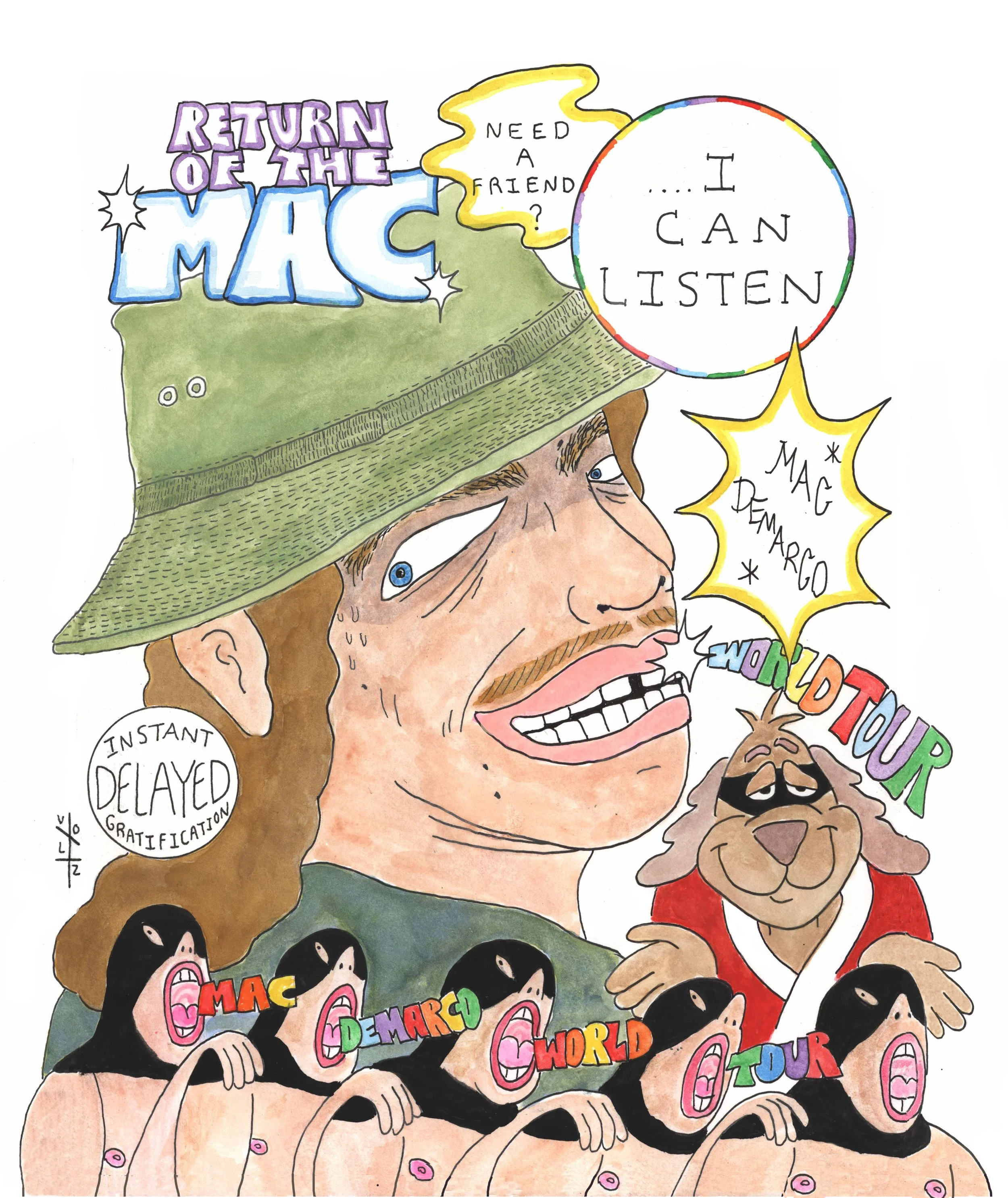 MAC DEMARCO TOUR POSTER 1