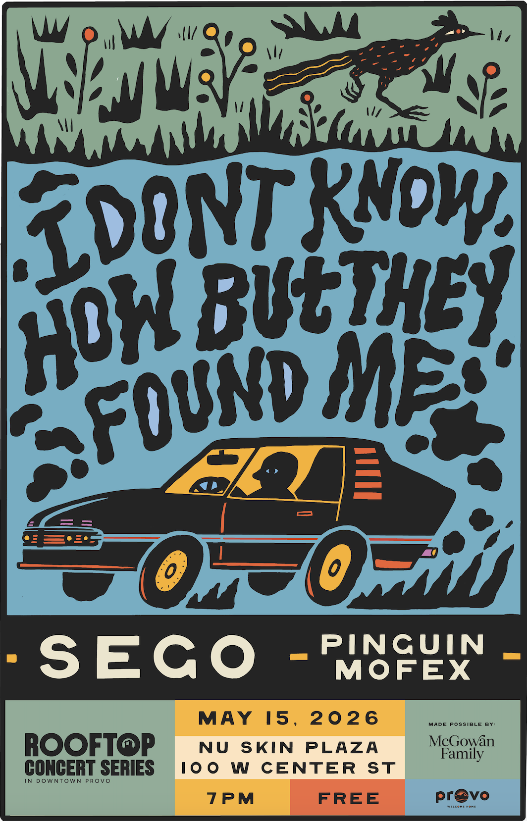 May Rooftop Concert Poster