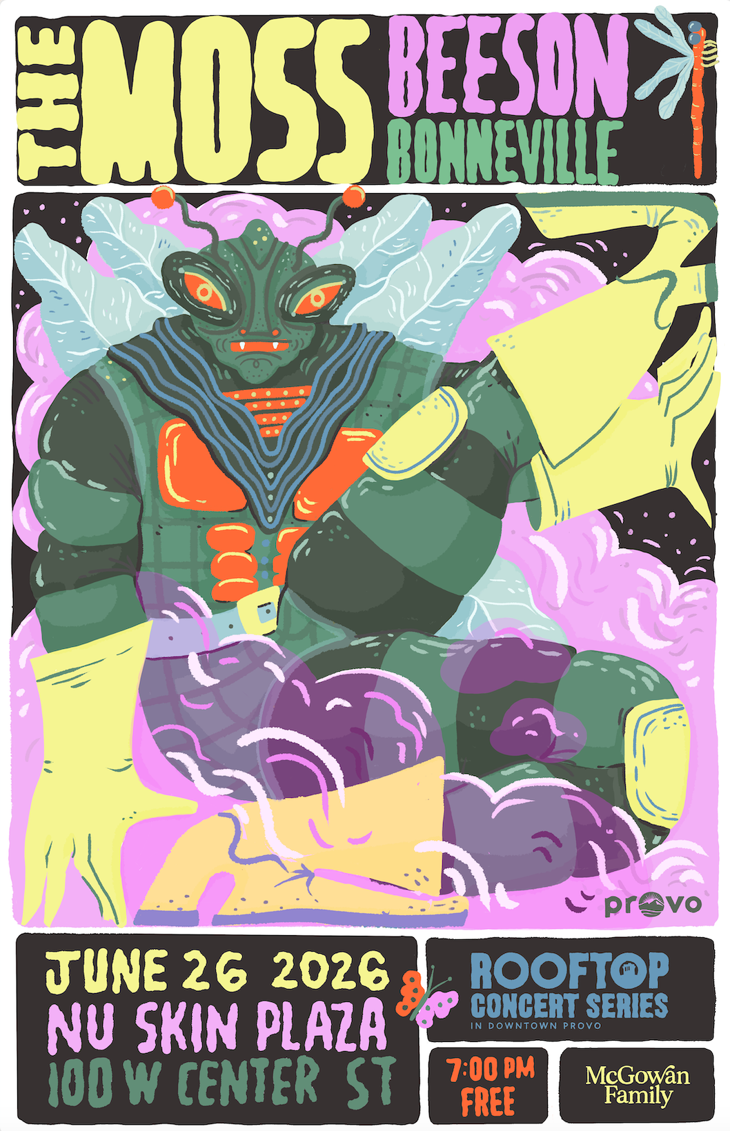 June Rooftop Concert Poster