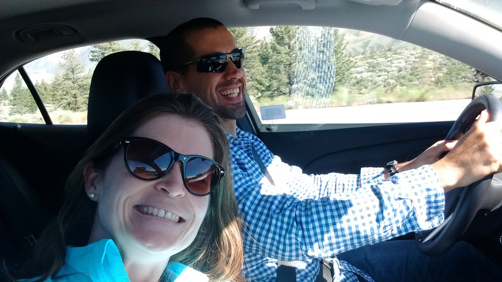 On our way up to look at houses. The 18 hours we spent that day driving up and back were the longest break we'd ever had sans both kids. I'd almost forgotten what it was like to talk to my husband for long stretches of uninterrupted time.