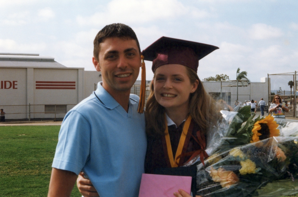 Me and Rich at my high school graduation, 1997