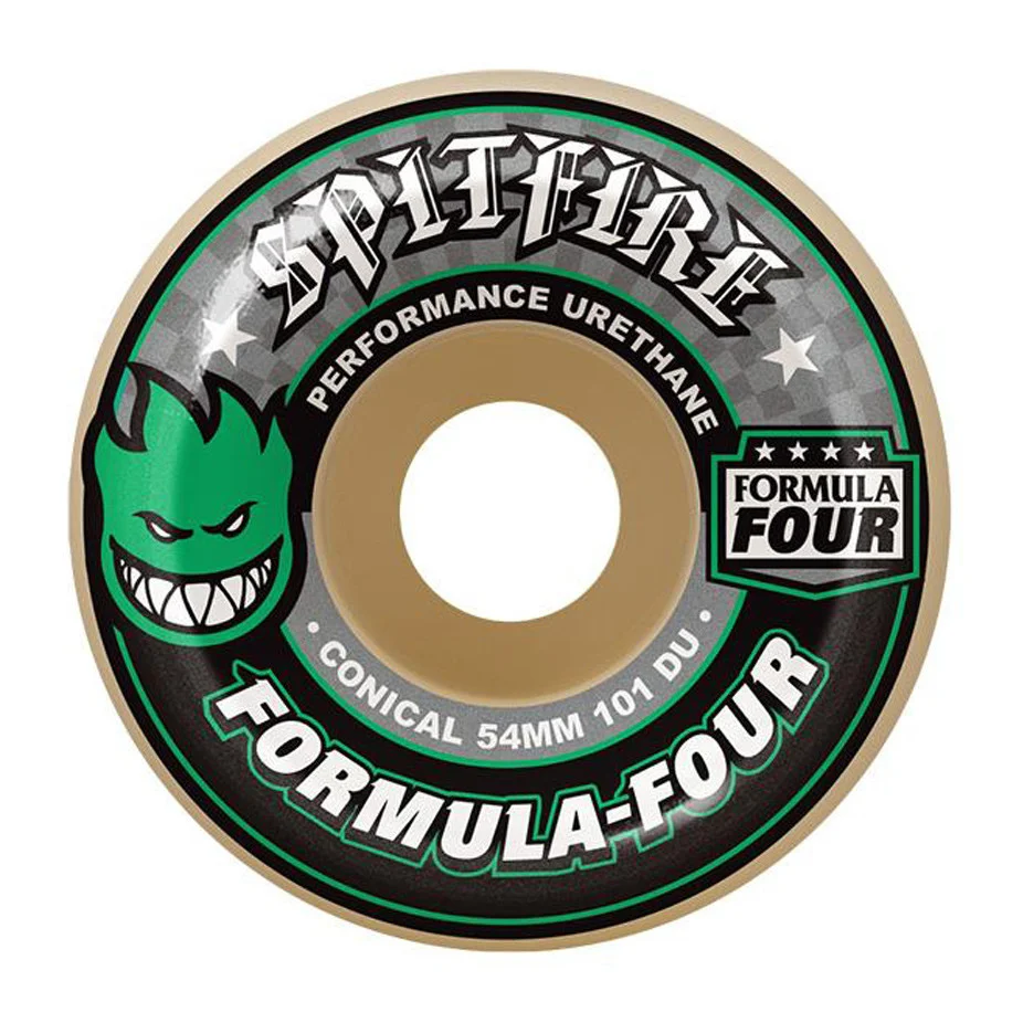 SPITFIRE CONICAL FORMULA FOUR 101D SKATEBOARD WHEELS