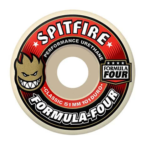 SPITFIRE CLASSIC FORMULA FOUR 101D SKATEBOARD WHEELS