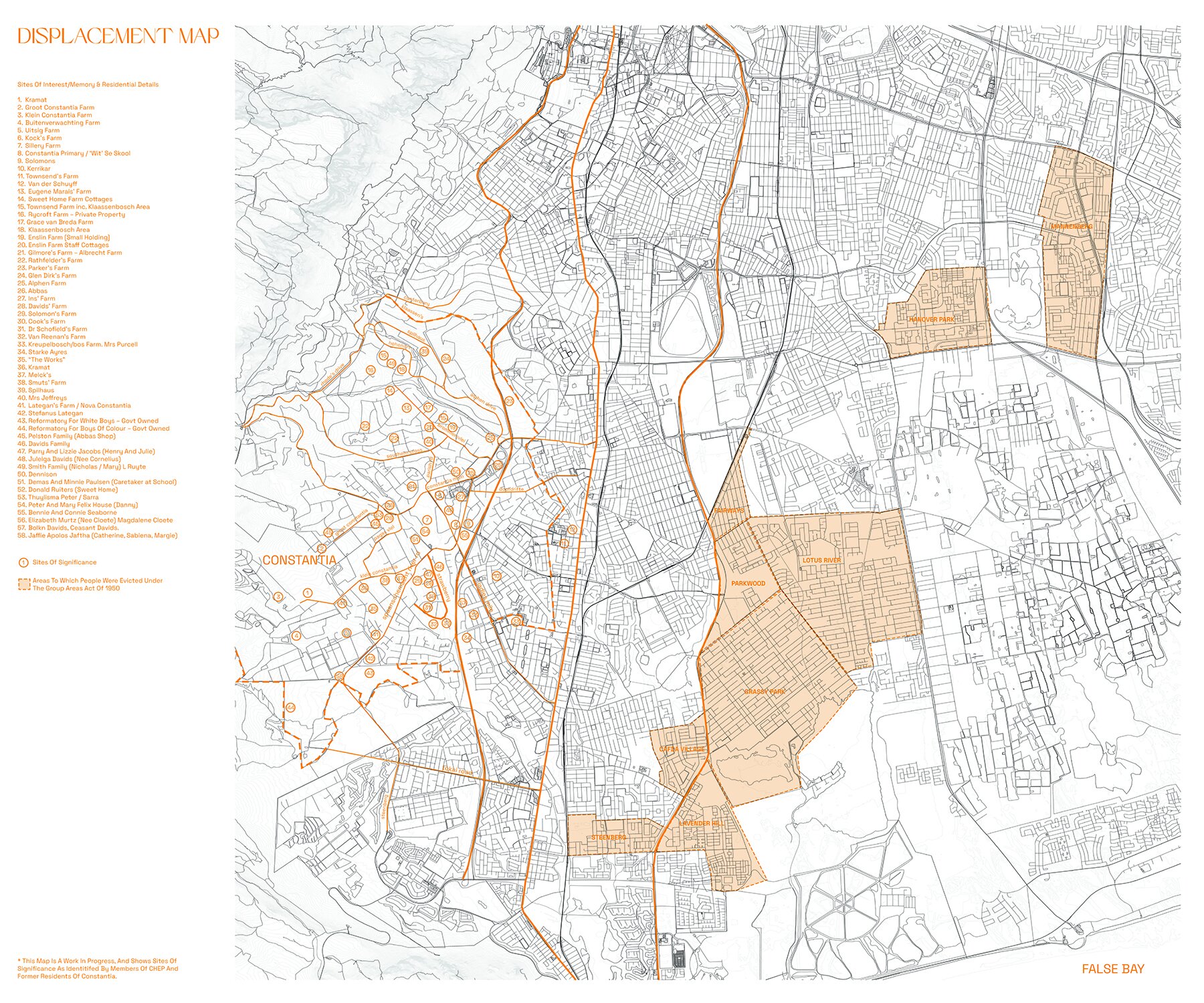  Displacement Map By Rese Boshoff  Constantia Vs Cape Flats 