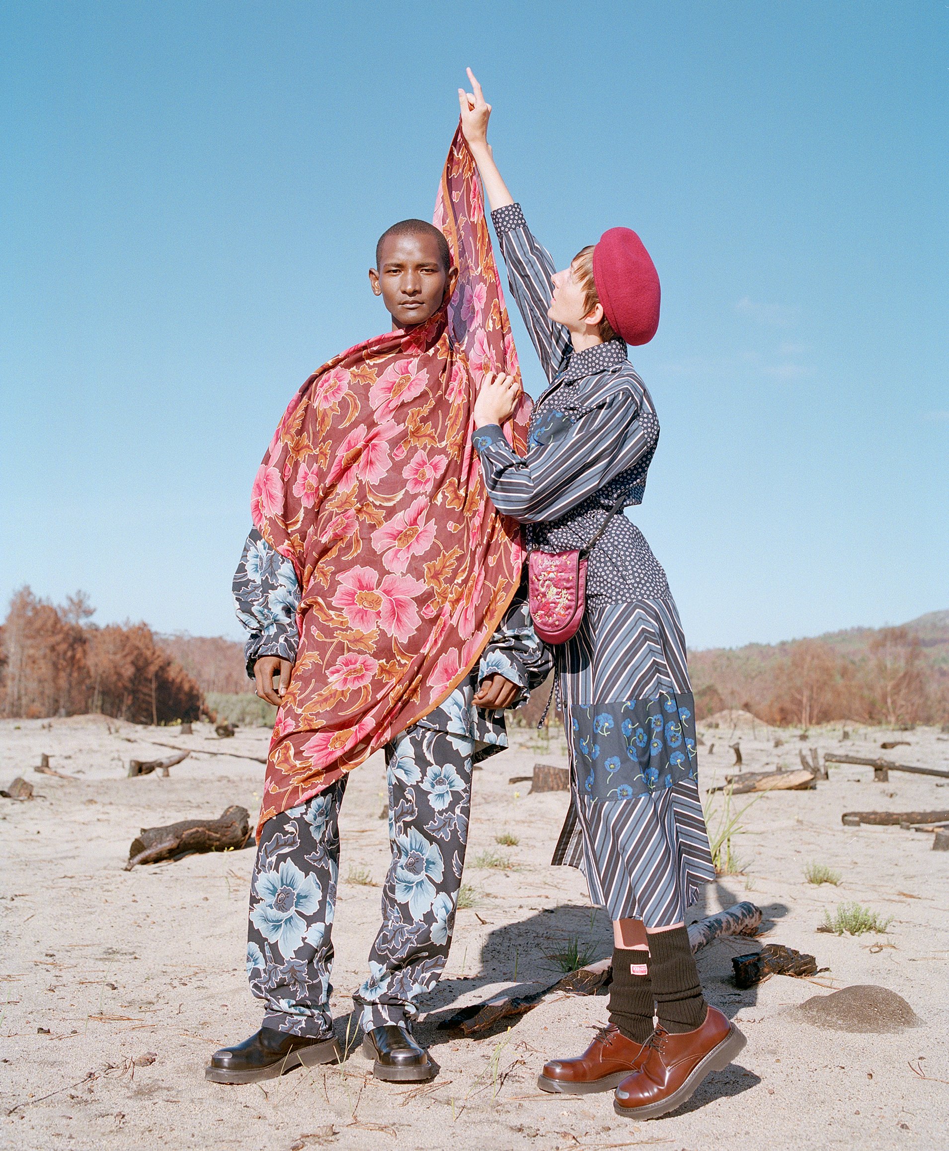  Thapelo &amp; Jamie Playing In Kenzo  Boycott Magazine 