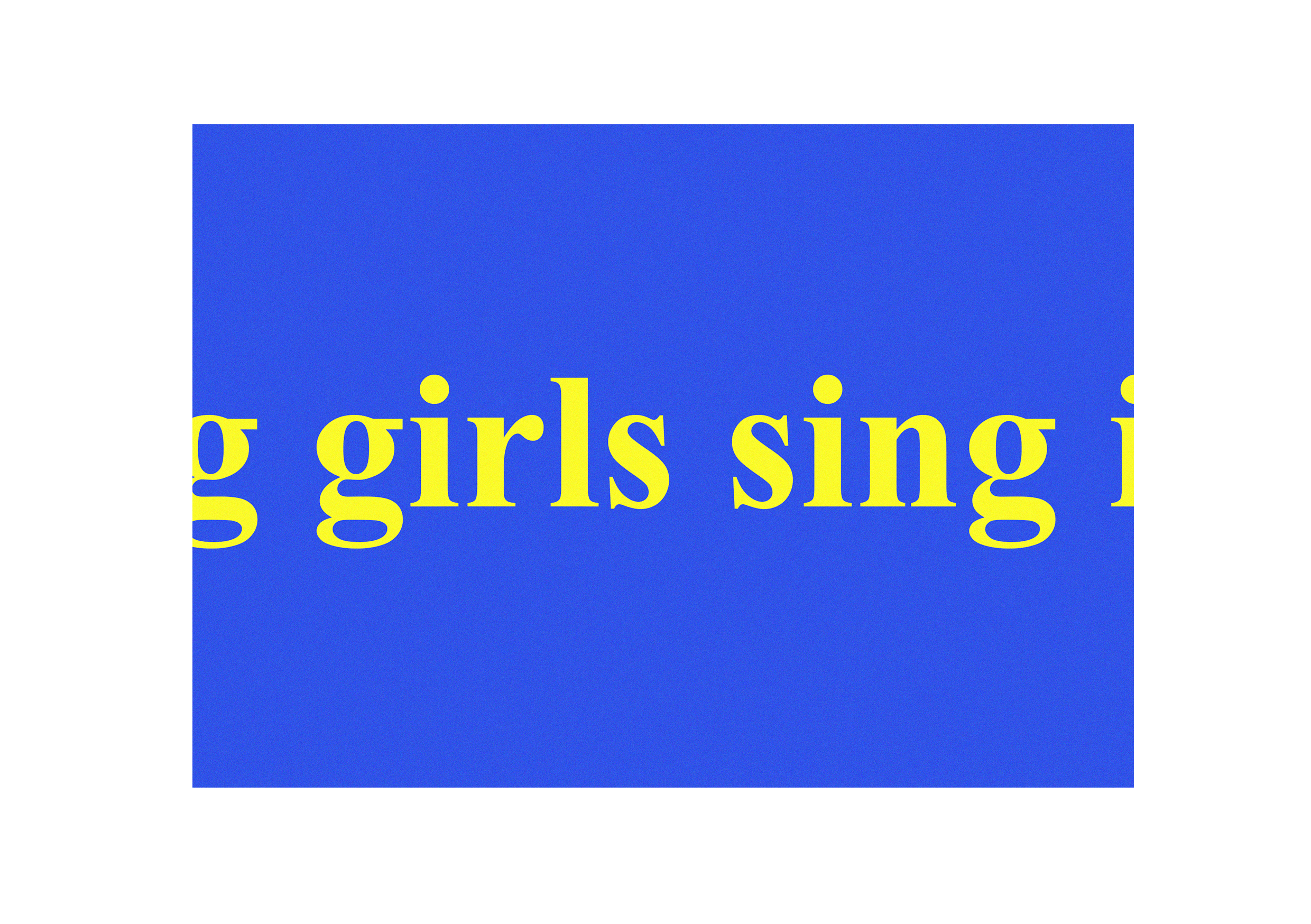  Girls Sing 