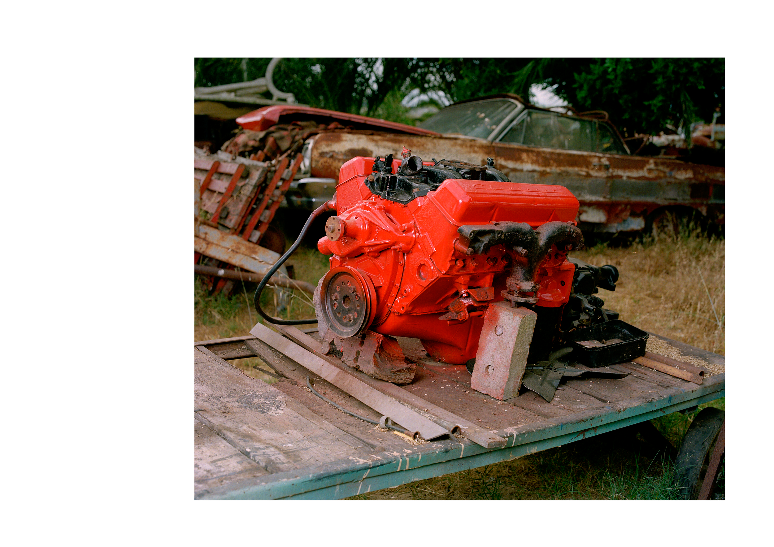  Red Engine Block 