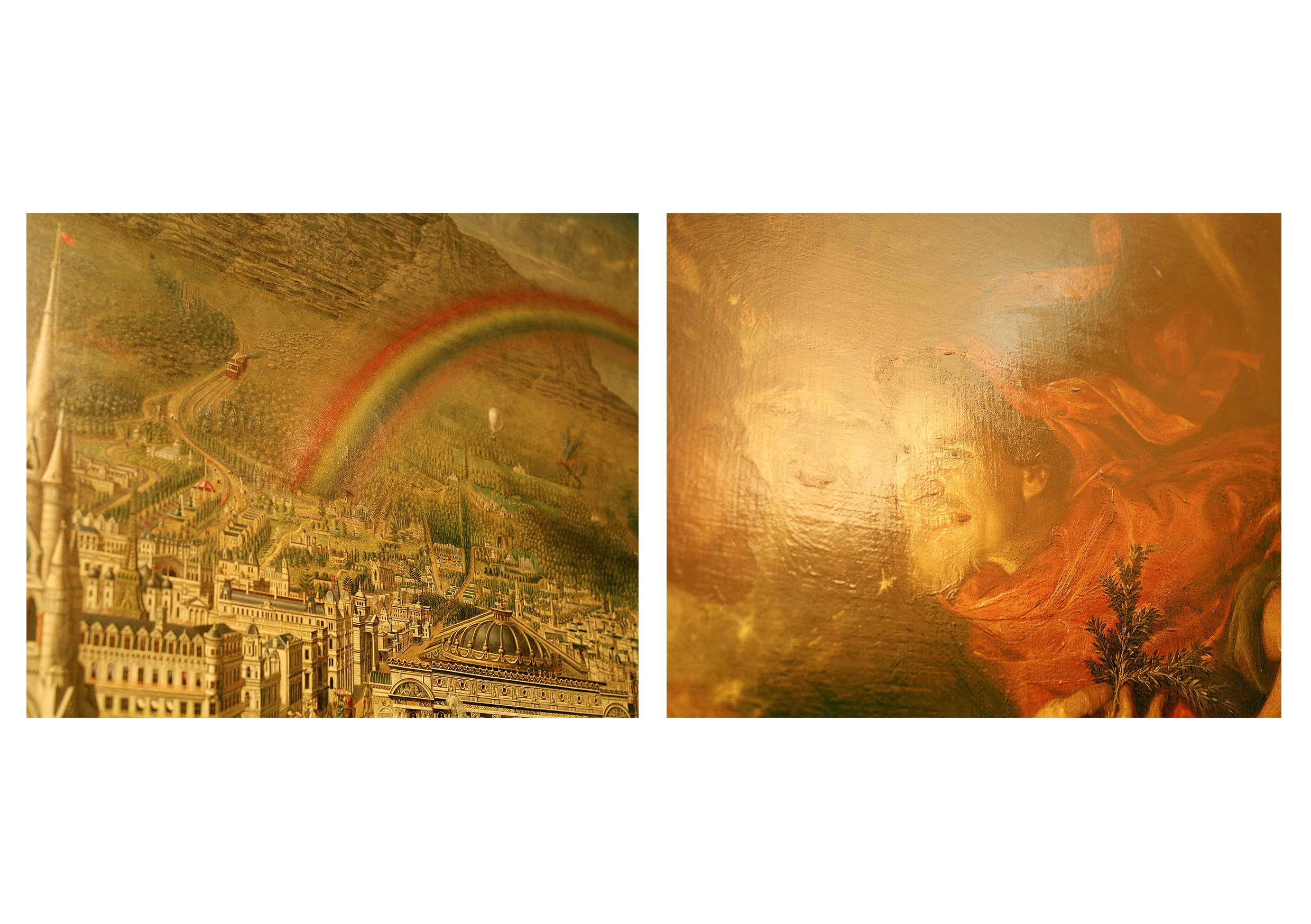  Left - Rainbow  Right - Detail Of Daniel Maclise’s , The Witches:Scenes From Macbeth  