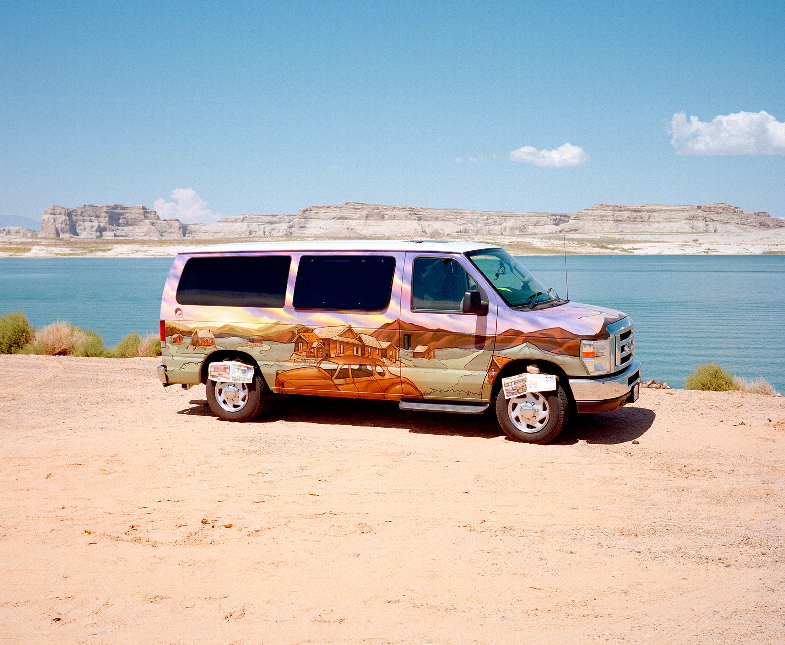  Van Matching The Landscape  Lake Powell 