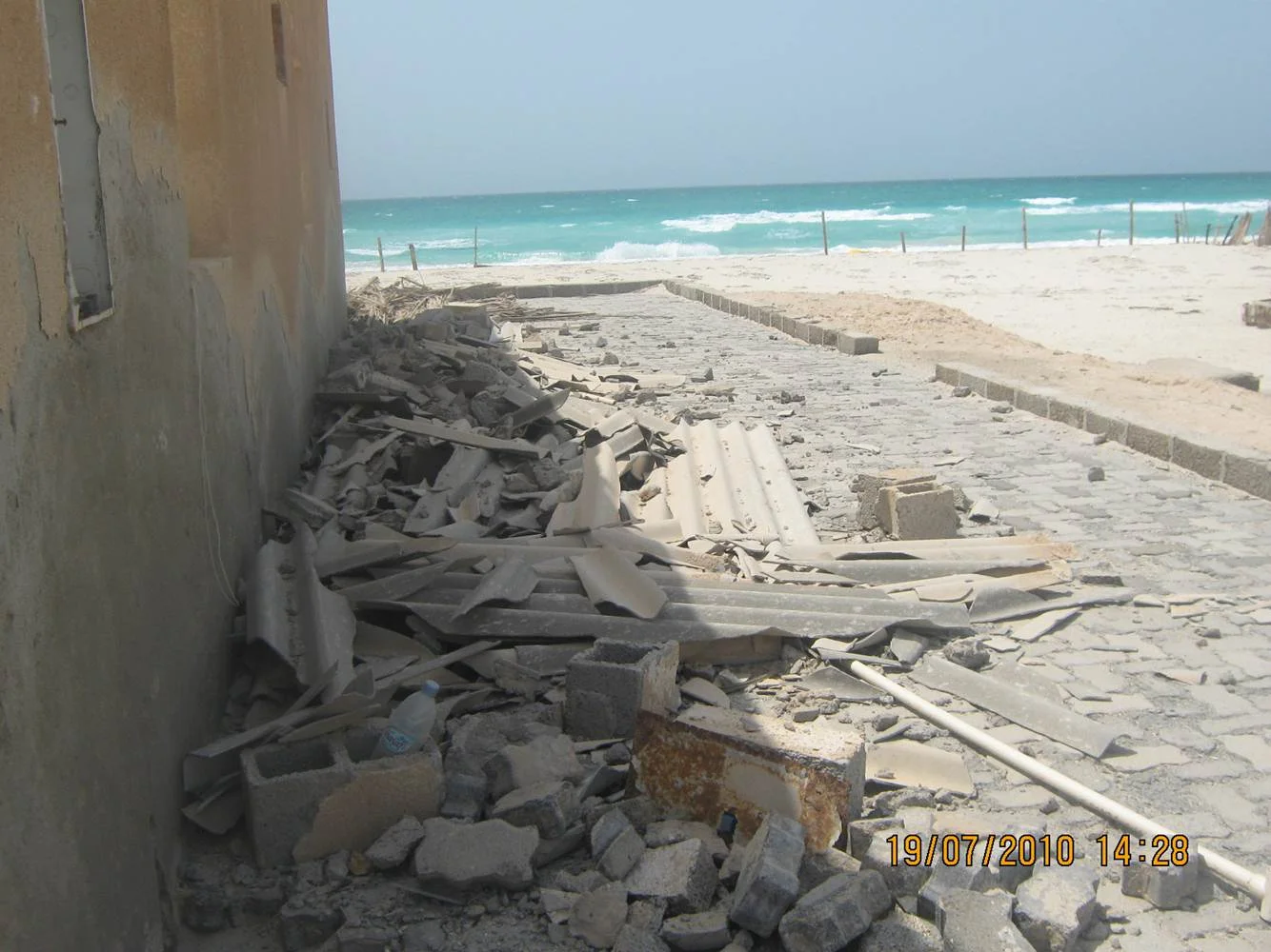 Asbestos Cement Debris, Abu Dhabi, UAE