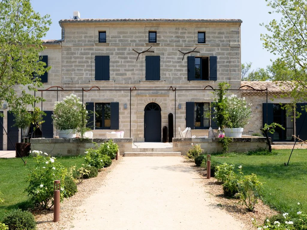 Entrance to the villa