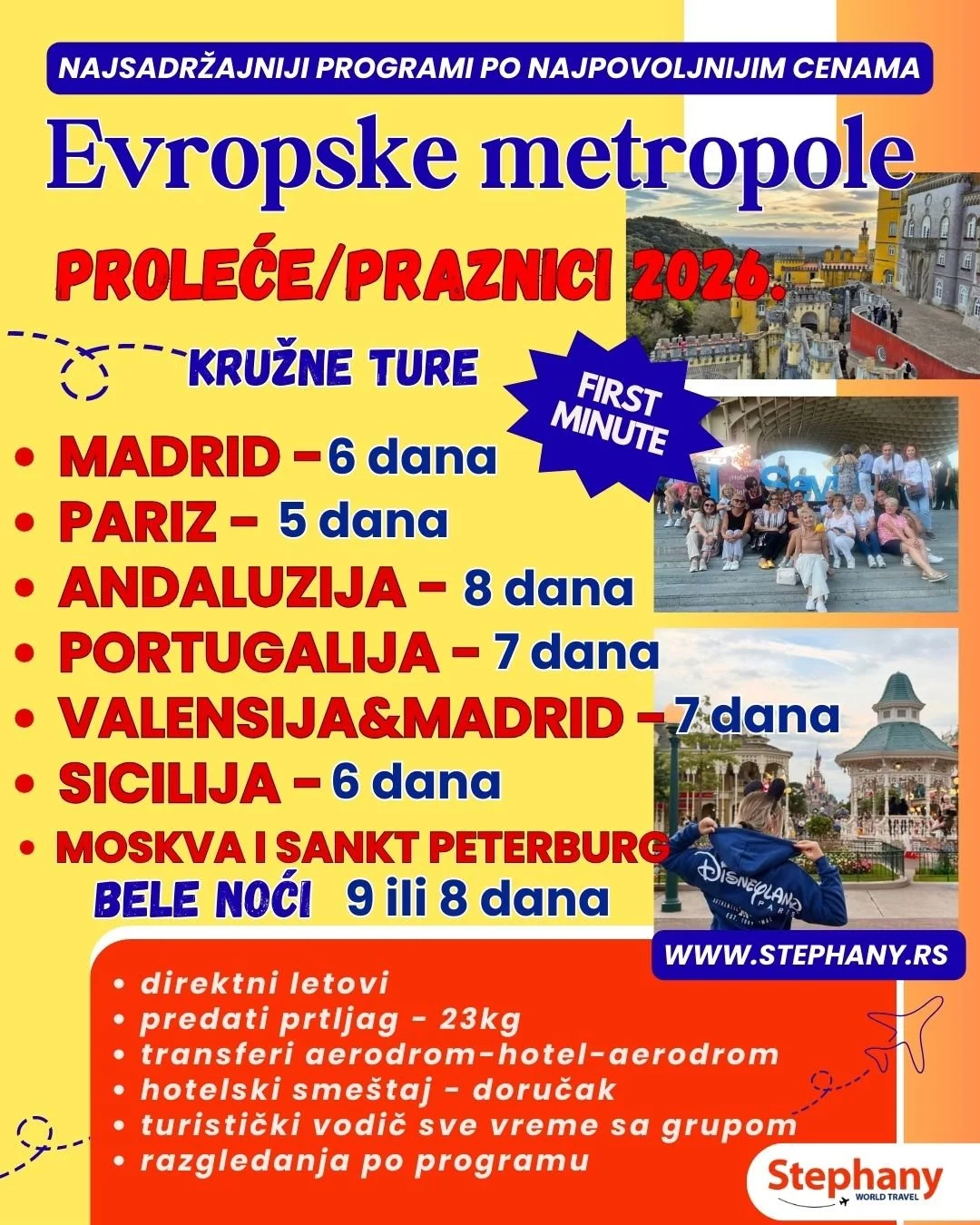 Evropske metropole avionom