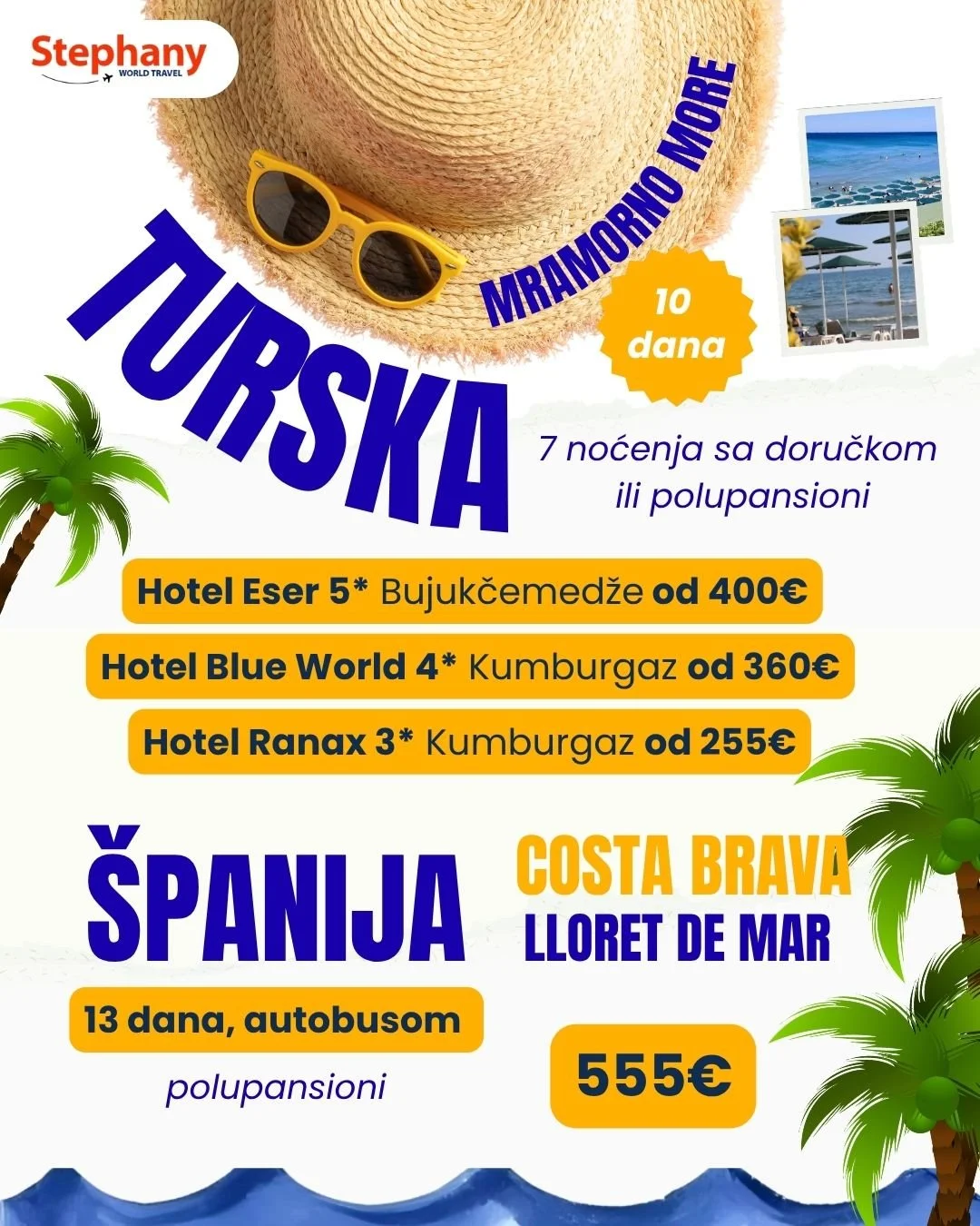 Letovanje Turska, Španija