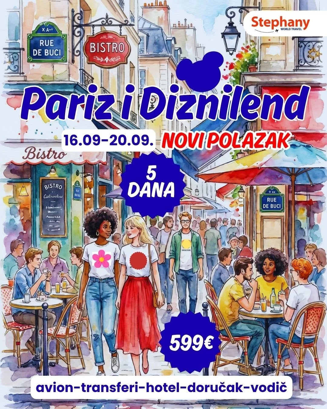 Pariz i Diznilend