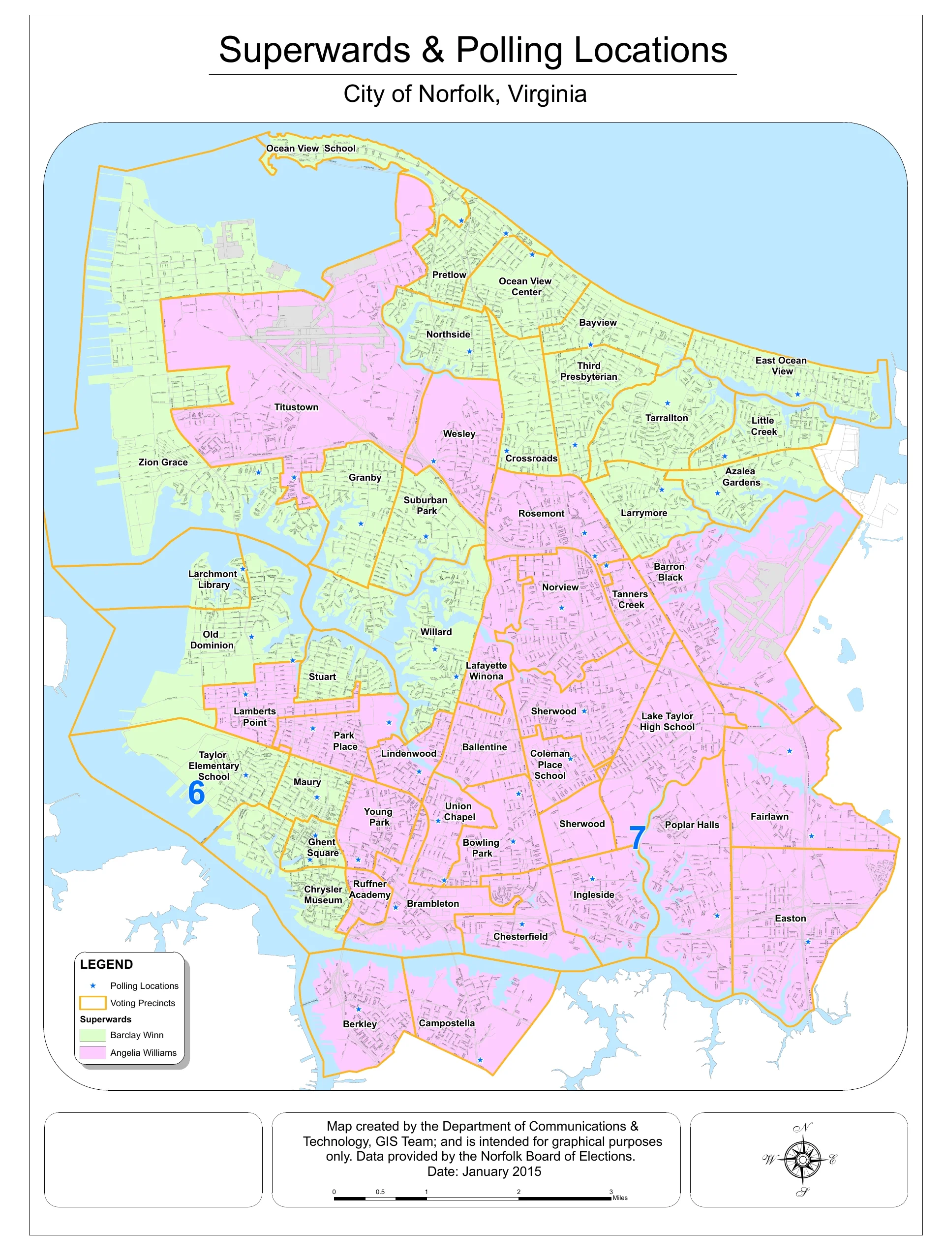 Superward 6 is shown in green