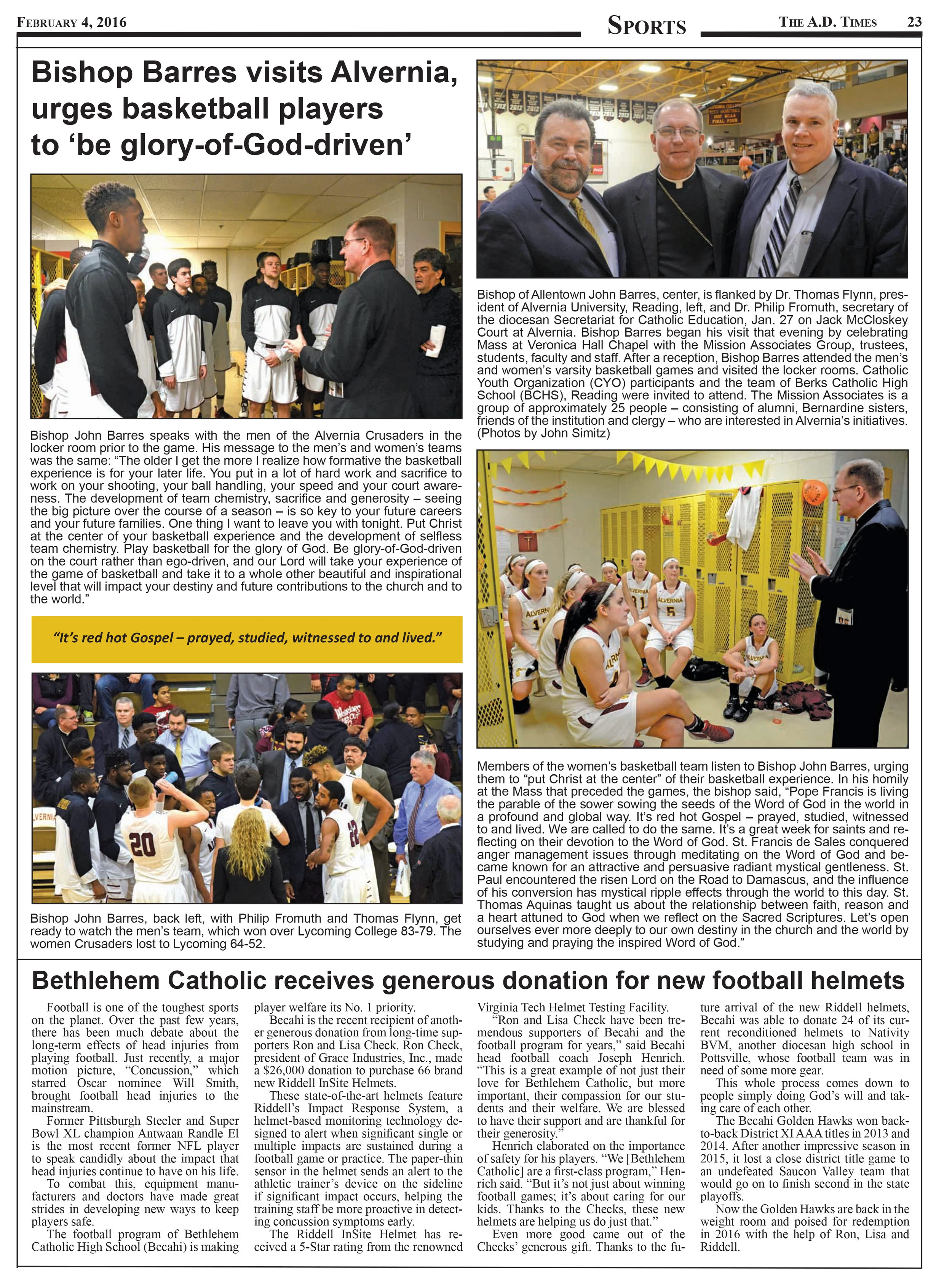 The A.D. Times - Vol. 28, No. 3 (Page 23)